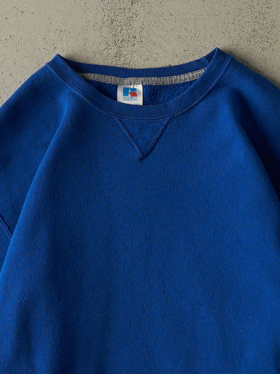 Vintage Y2K  Blue Russell Athletic Blank Crewneck (XL)