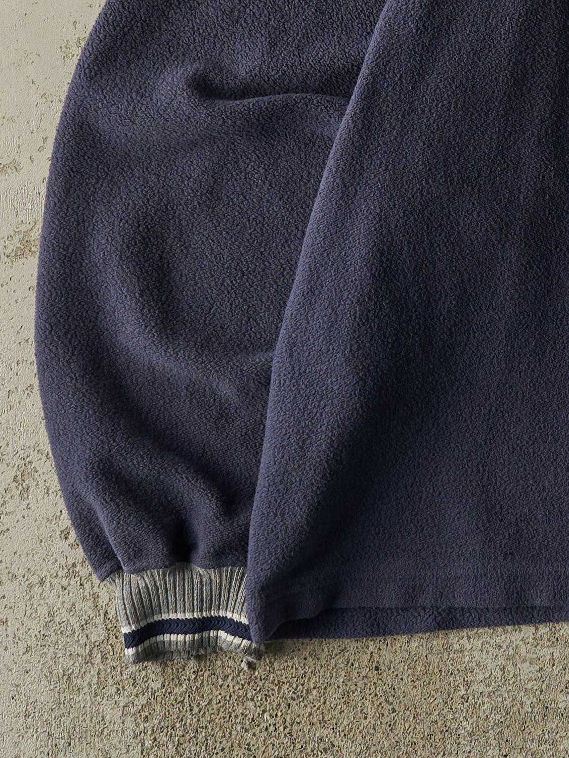 Vintage 90s Navy Blue Champion  Embroidered Inside Out Crewneck (XXL)