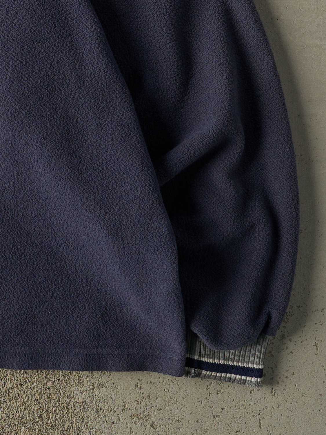 Vintage 90s Navy Blue Champion  Embroidered Inside Out Crewneck (XXL)