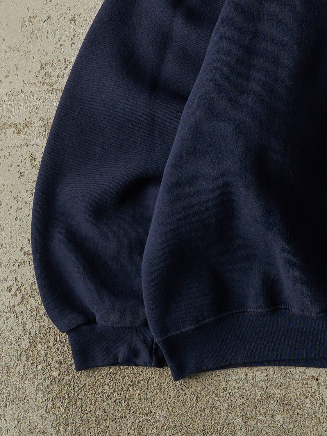 Vintage Y2K  Navy Blue Russell Athletic Blank Boxy Crewneck (XL/XXL)