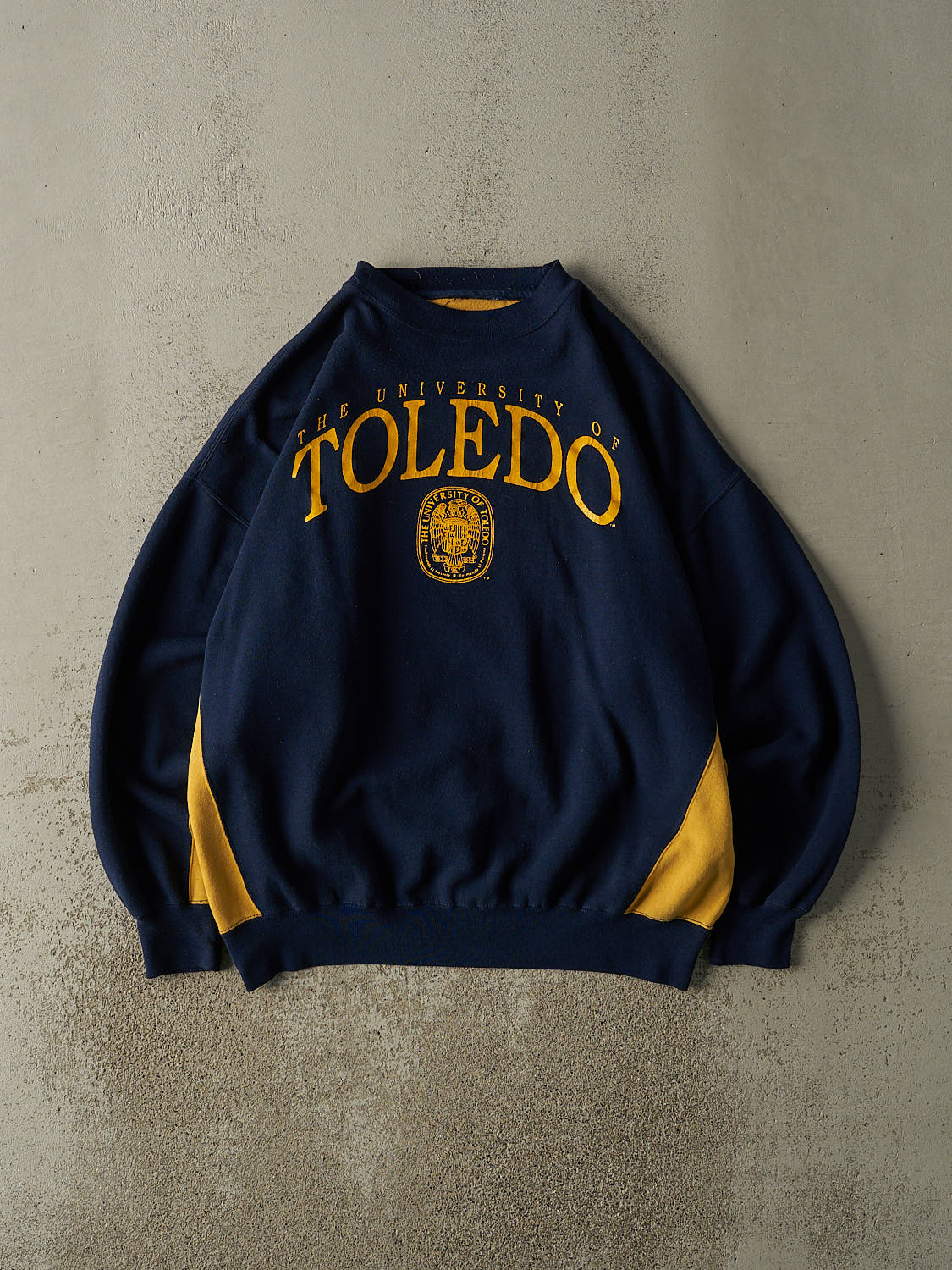 Vintage 90s  Navy Blue University of Toledo  Crewneck (XL/XXL)