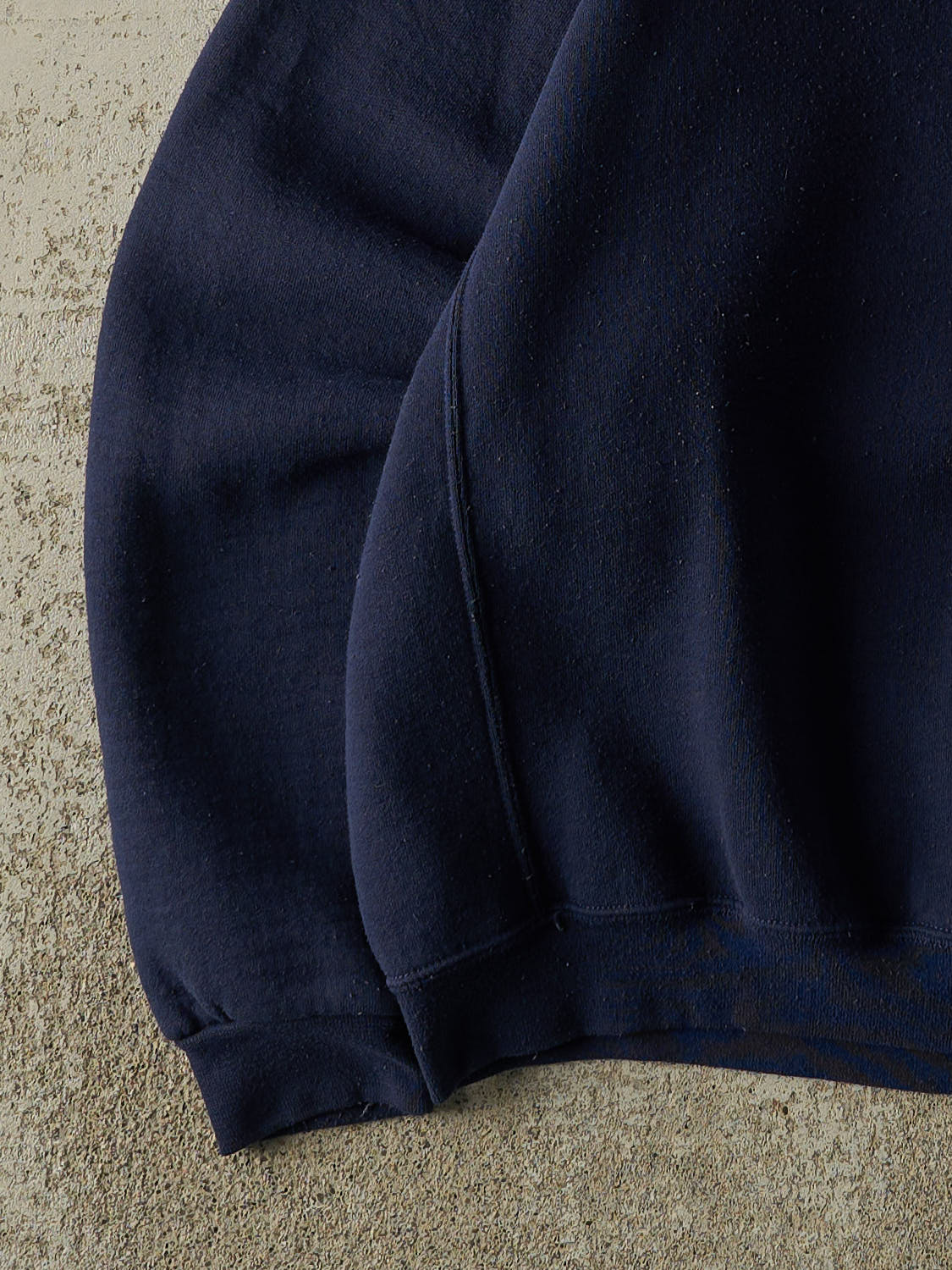Vintage Y2K Navy Blue Russell Athletic Blank Crewneck (XL)