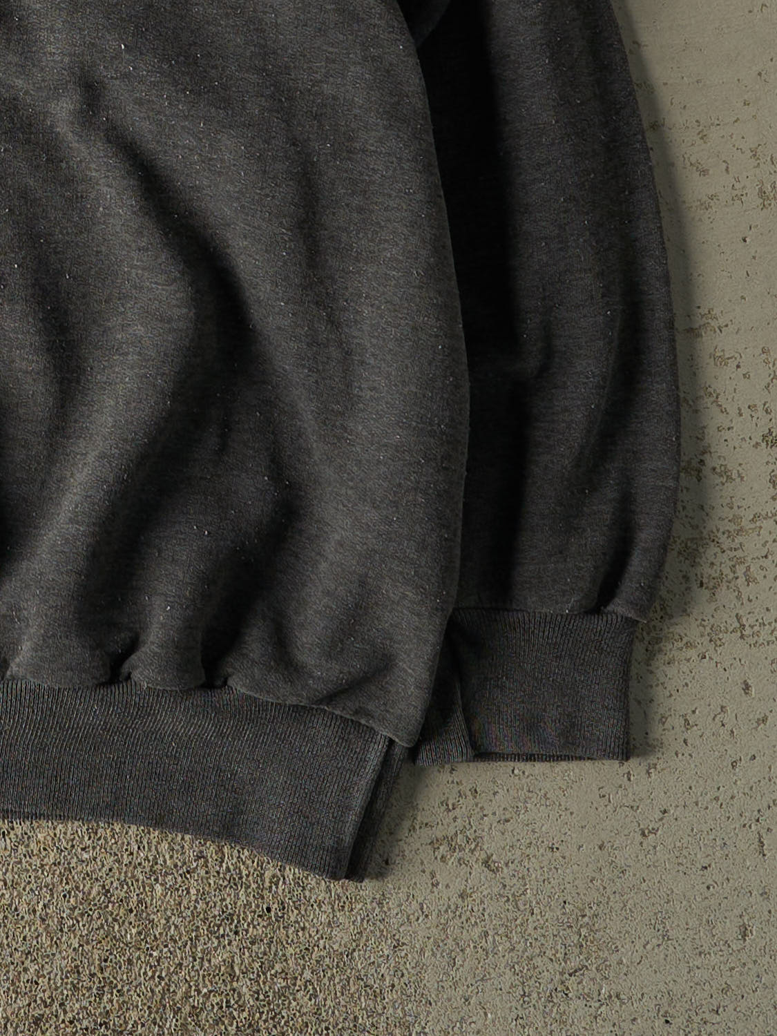 Vintage 80s Charcoal Grey Blank Crewneck (XL/XXL)
