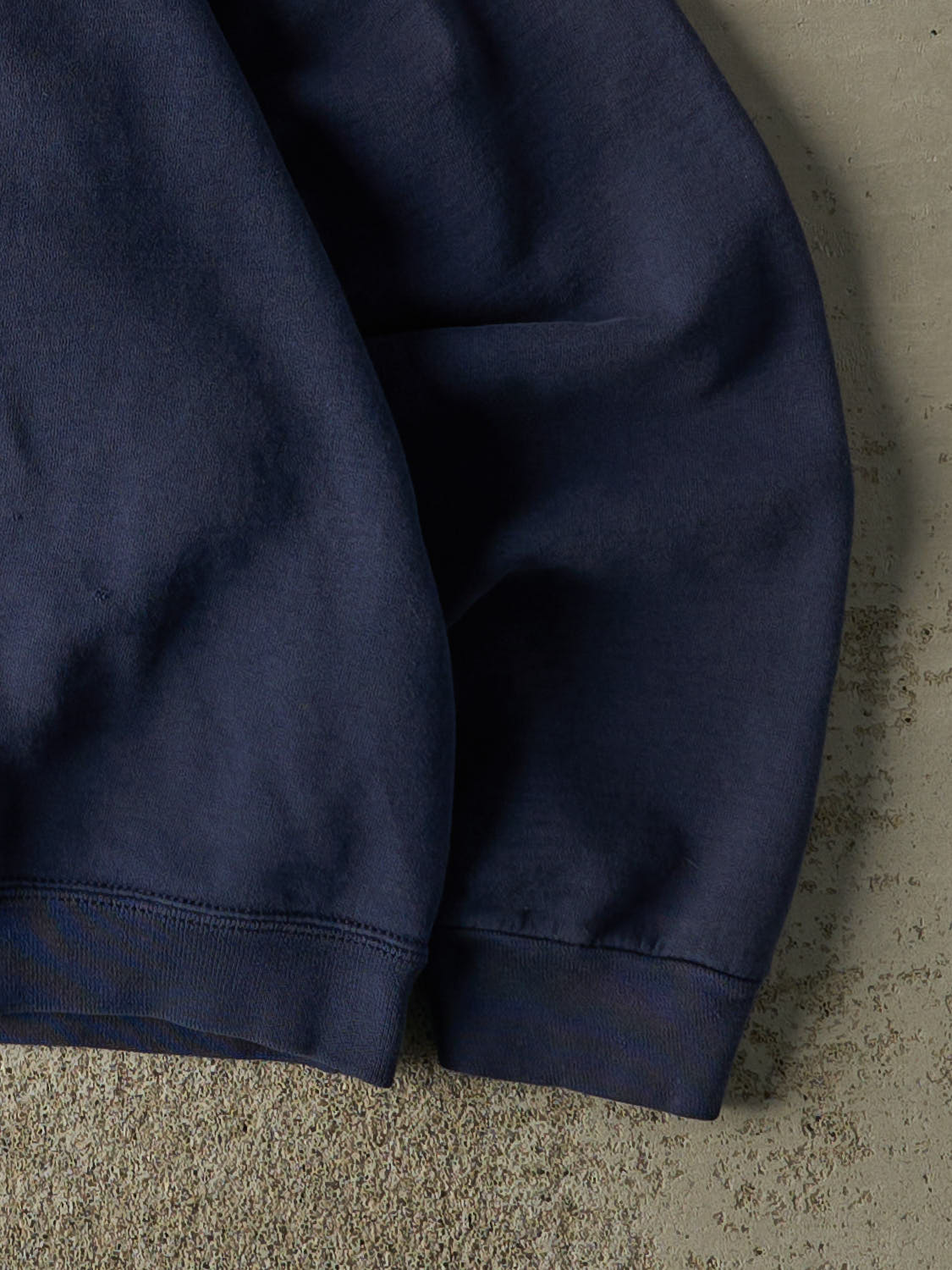 Vintage 90s Navy Blue  Blank Crewneck (S/M)