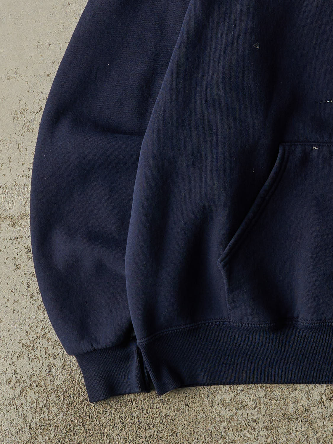 Vintage 90s Navy Blue Greek Symbol  Hoodie (L/XL)