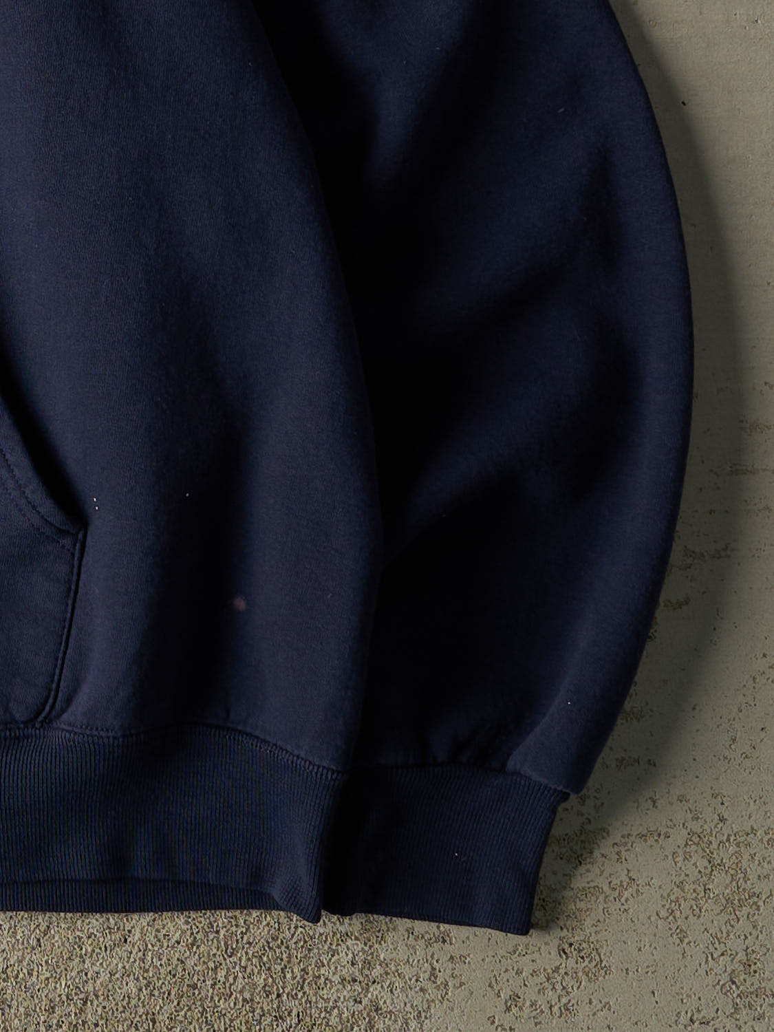 Vintage 90s Navy Blue Greek Symbol  Hoodie (L/XL)