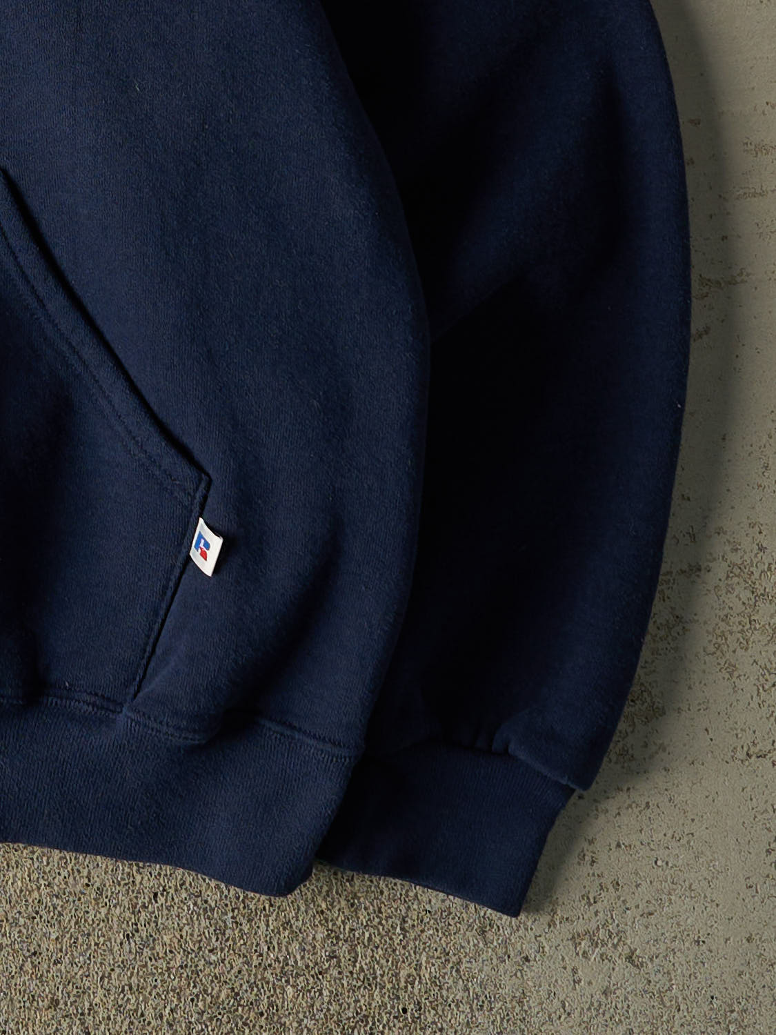 Vintage 90s Navy Blue Melfort Golf & Country Club Russell Athletic Embroidered Hoodie (M/L)