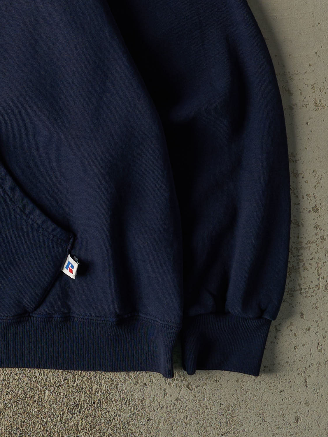 Vintage 90s  Navy Blue Carson Russell Athletic Hoodie (M/L)