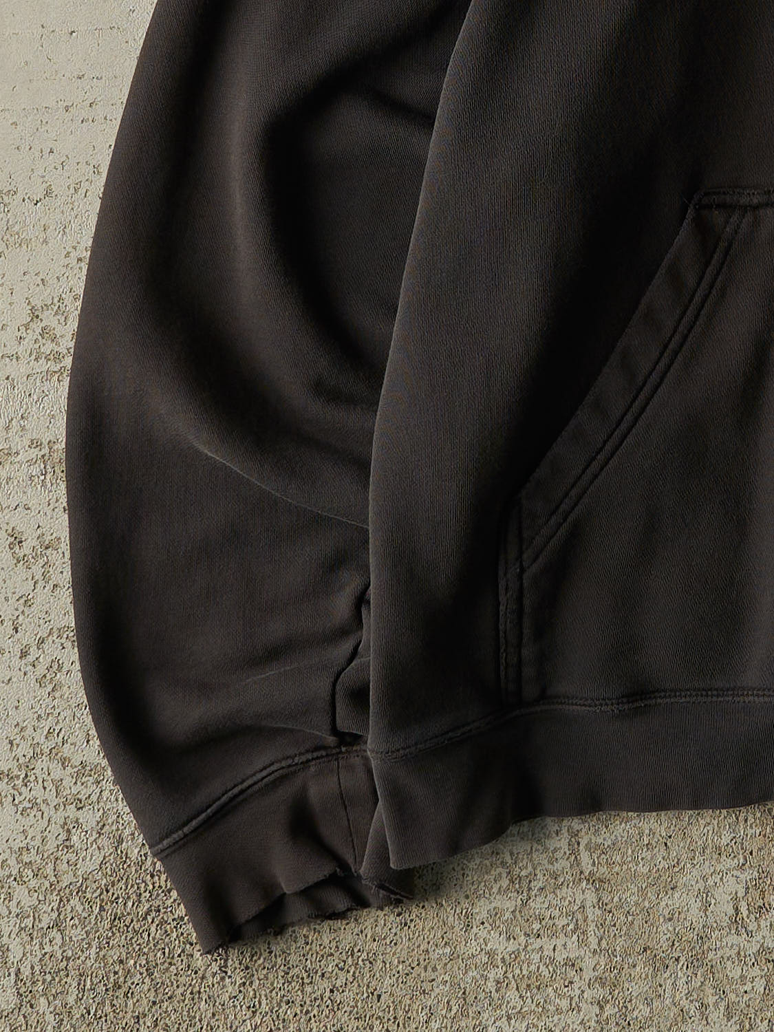 Vintage 90s Sun Faded Black Wright Football Adidas Embroidered Hoodie (XXL/XXXL)