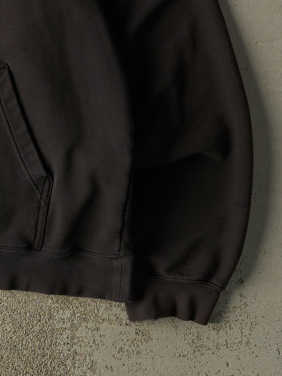 Vintage 90s Sun Faded Black Wright Football Adidas Embroidered Hoodie (XXL/XXXL)