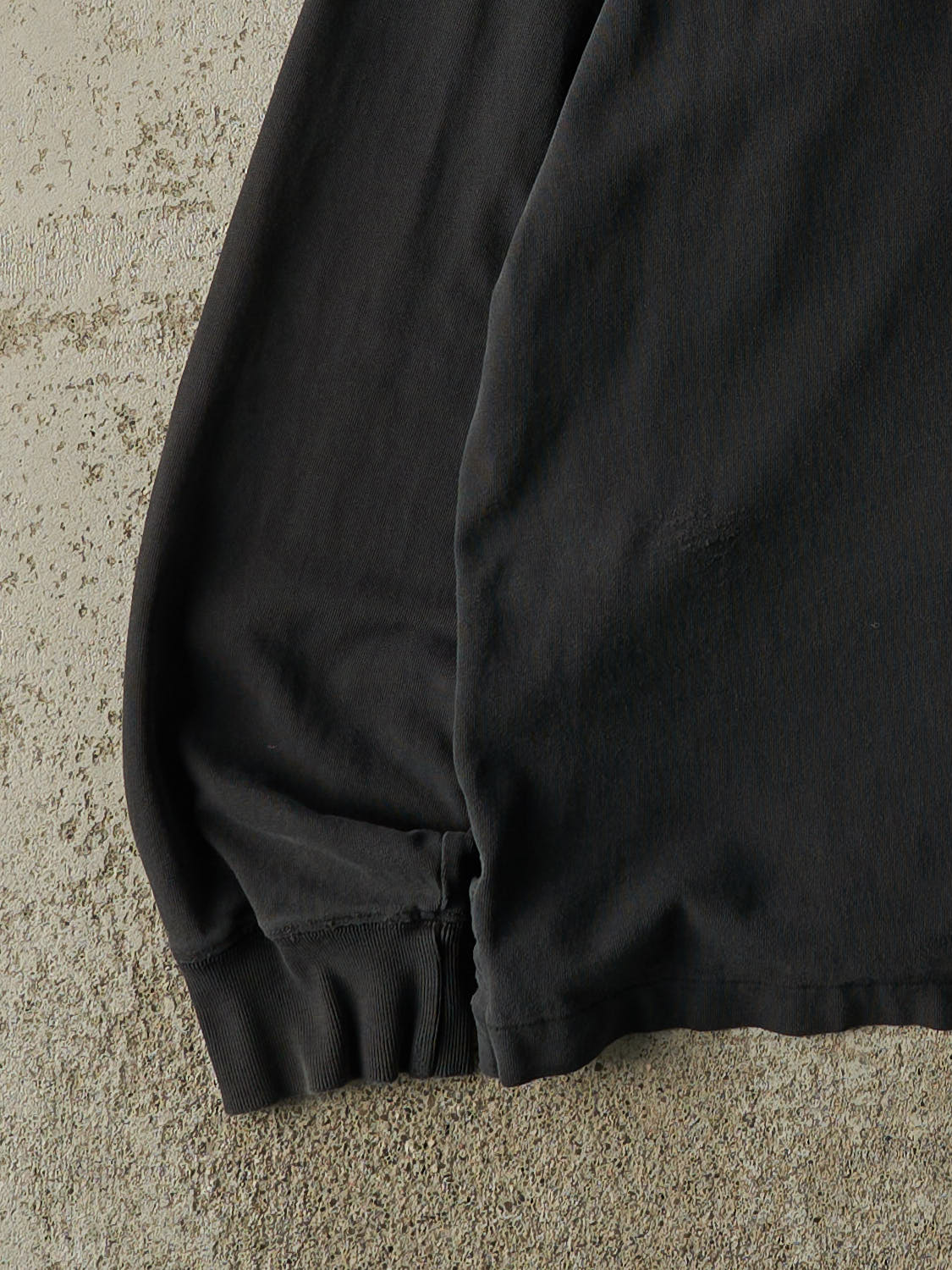 Vintage 90s Faded Black Polo Ralph Lauren Embroidered Logo Turtle Neck Long Sleeve (L/XL)