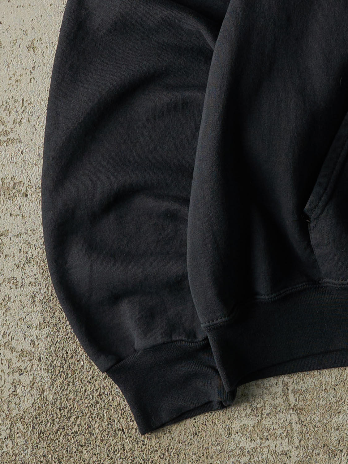 Vintage 90s Black University of Miami Champion  Embroidered Hoodie (M)