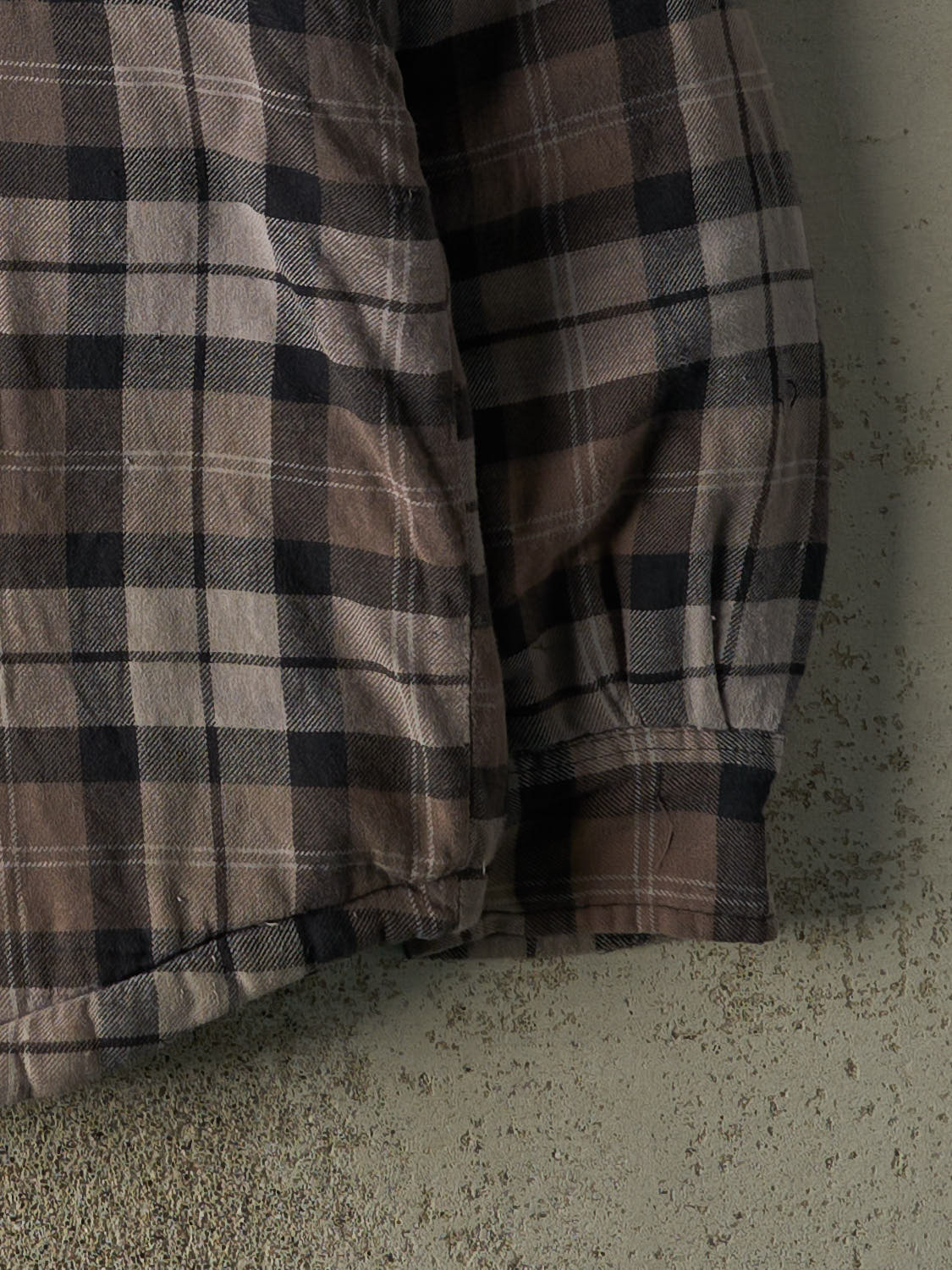 Vintage Y2K Grey Dickies Quilt Lined Button Up  Jacket (XL/XXL)