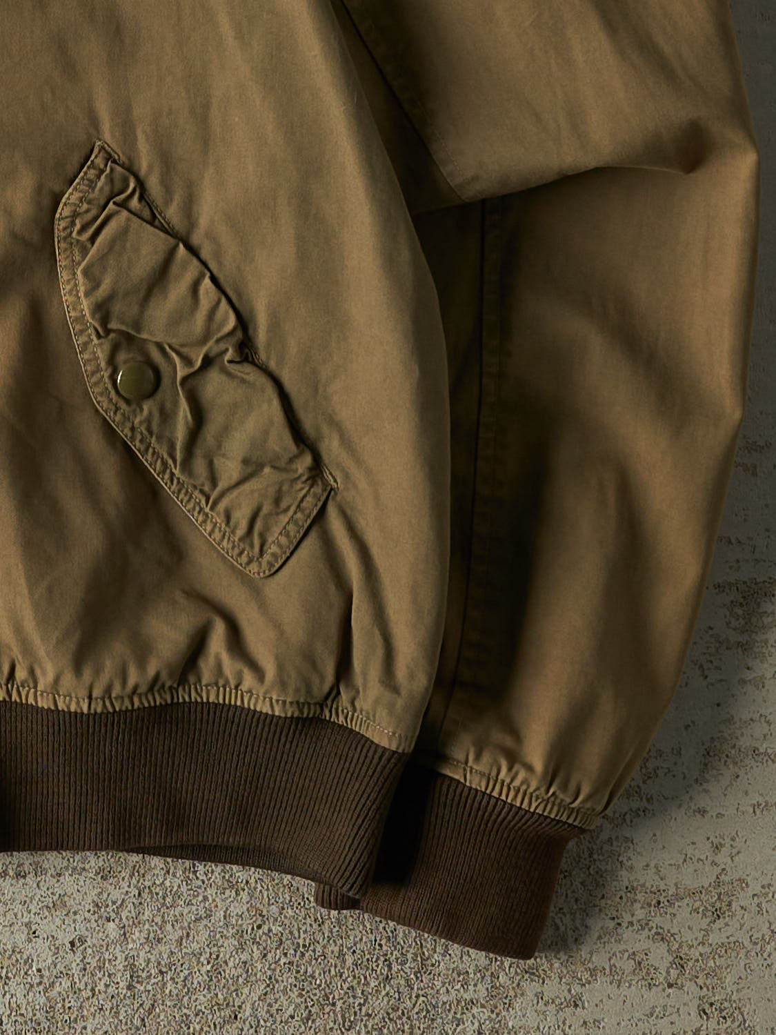 Vintage 90s Sun Faded Green Bomber Jacket (M/L)