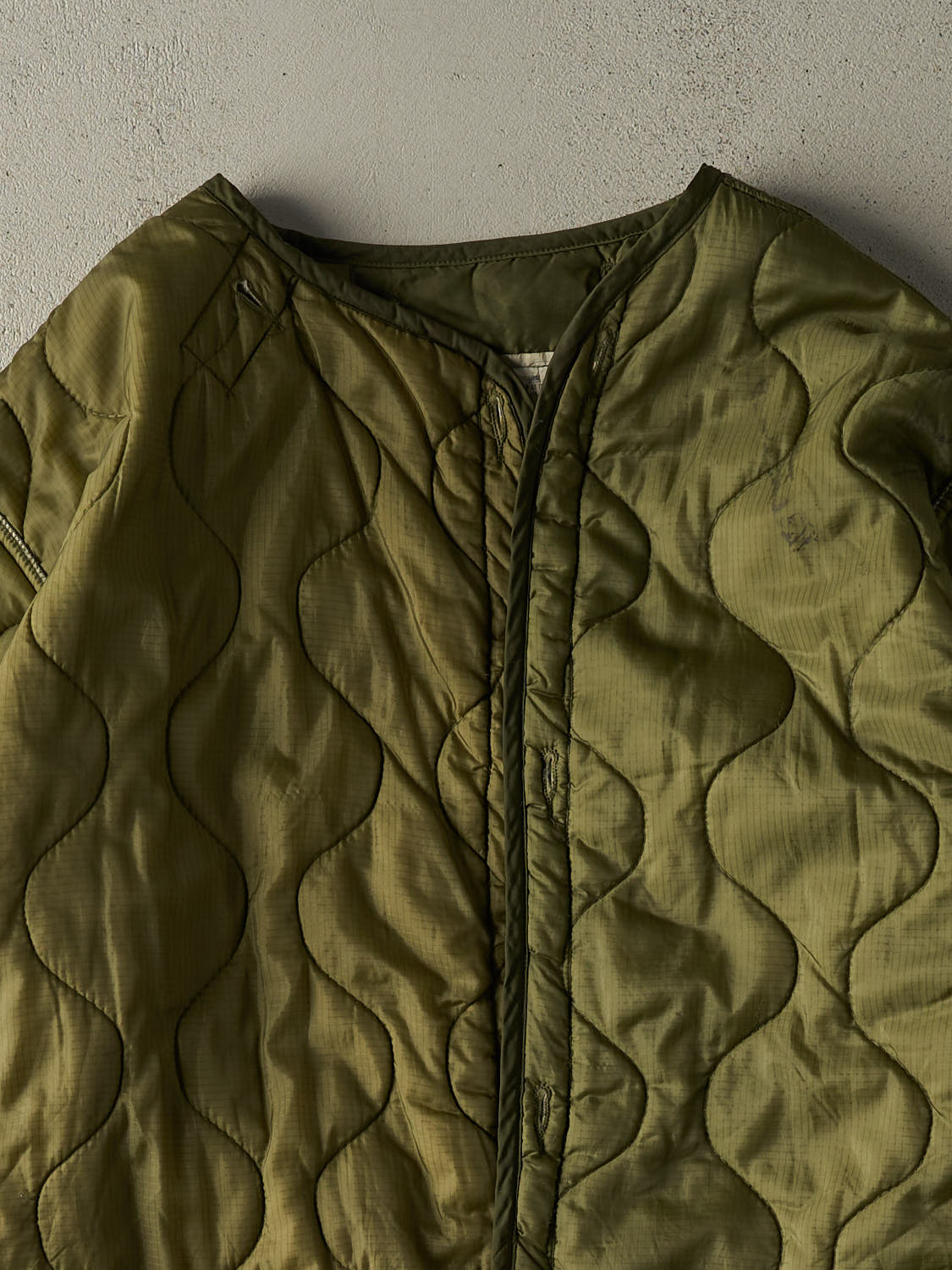 Vintage 90s Green Parka Liner Jacket (XXL/XXXL)