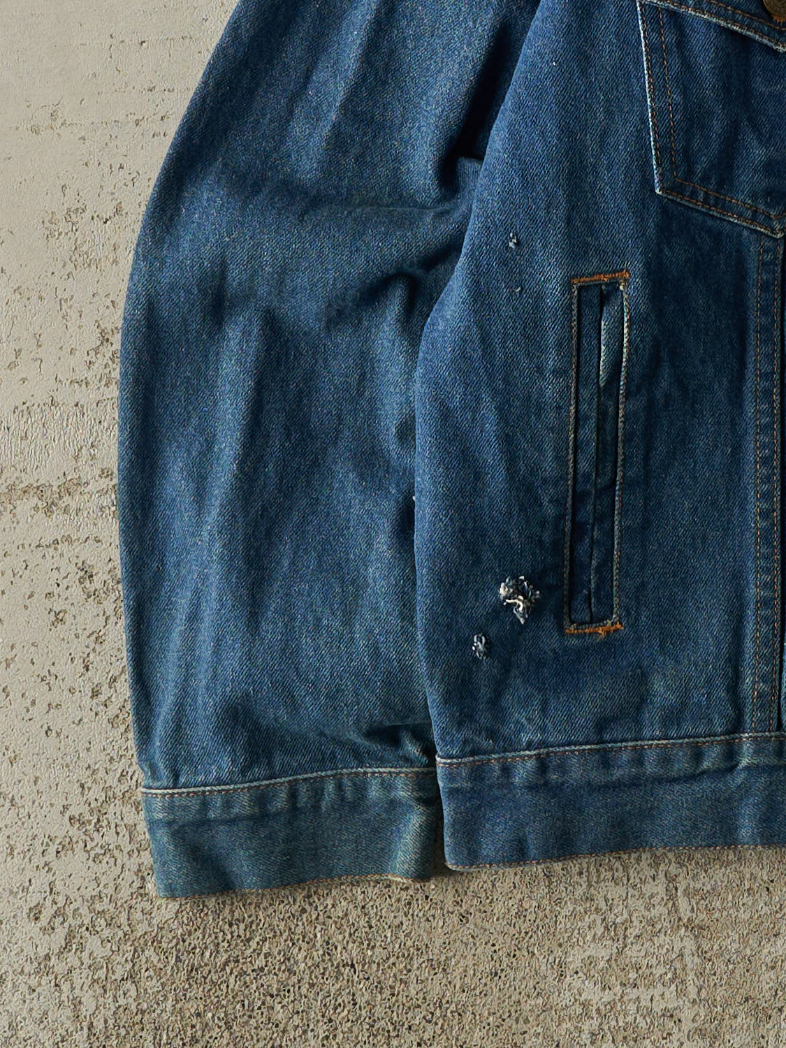 Vintage 90s Dark Wash Marlboro Jean Jacket (XL)