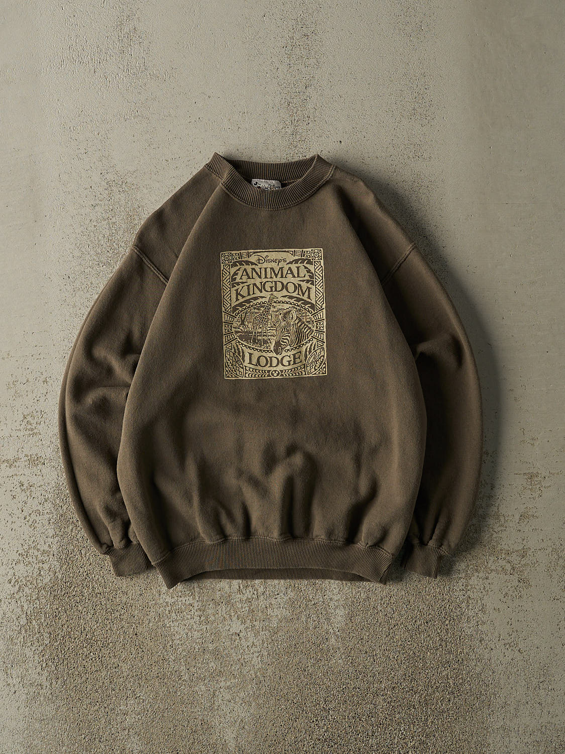 Vintage 90s Green Disney's Animal Kingdom Crewneck (XS/S)