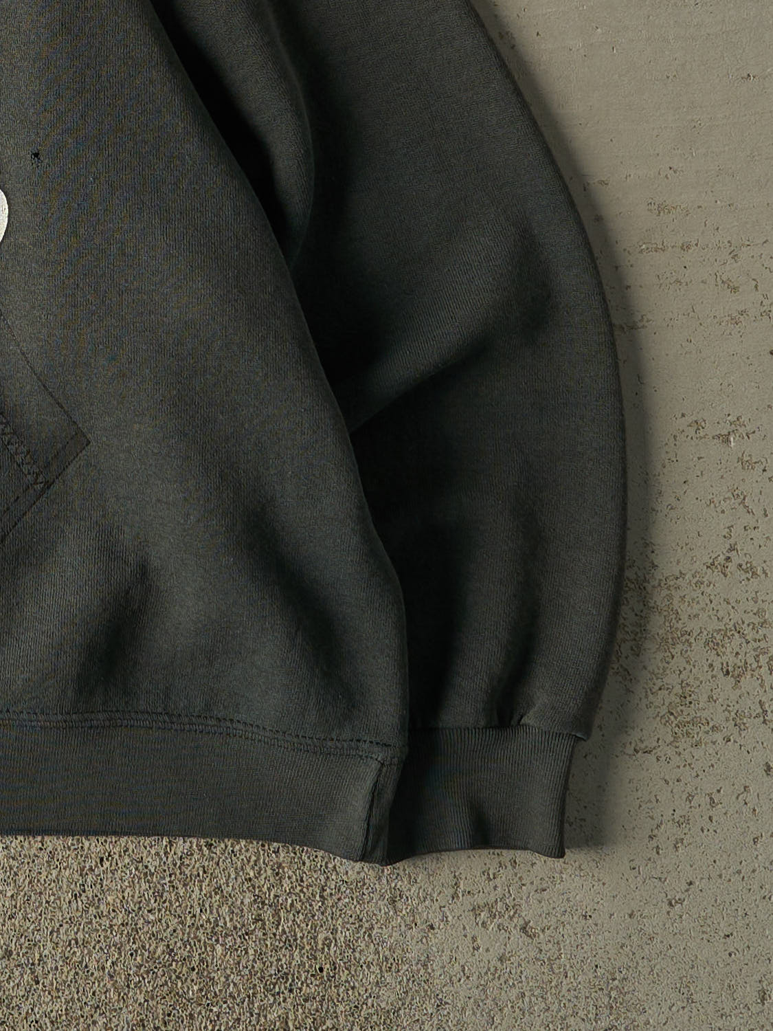 Vintage 90s  Sun Faded Green Mickey Mouse Boxy  Crewneck (L)