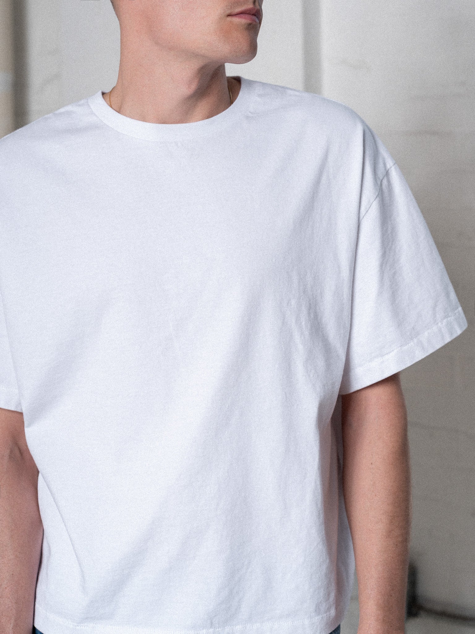 Everyday Boxy Tee – White