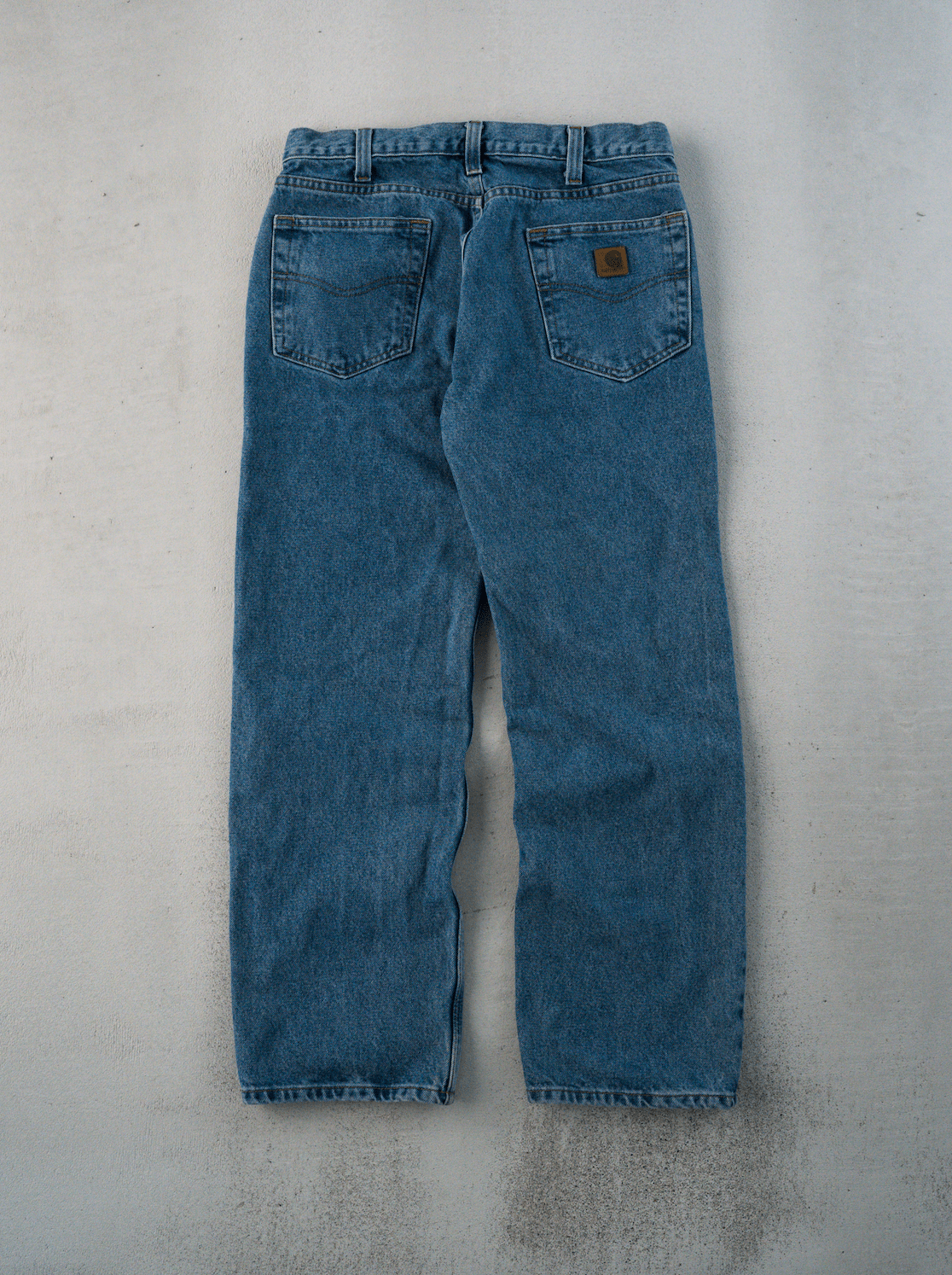 Vintage Blue Carhartt Traditional Fit Denim Jeans (31 x 30)