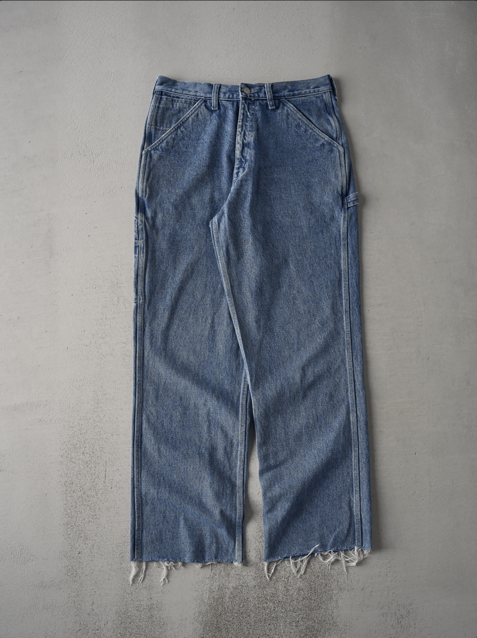 Vintage 90s Mid Wash Polo Jeans Co Ralph Lauren Denim Carpenter Pants (32x32)