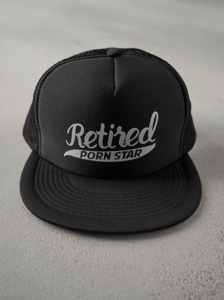 Camouflage RETIRED PORN STAR Snapback Trucker Hat Baseball Trucker Cap Retired Porn Star Camouflage Camo - Go  main image 4