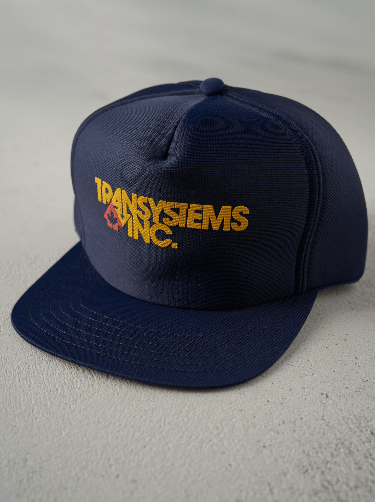 Vintage 80s Navy Transystems Inc Foam Trucker Hat