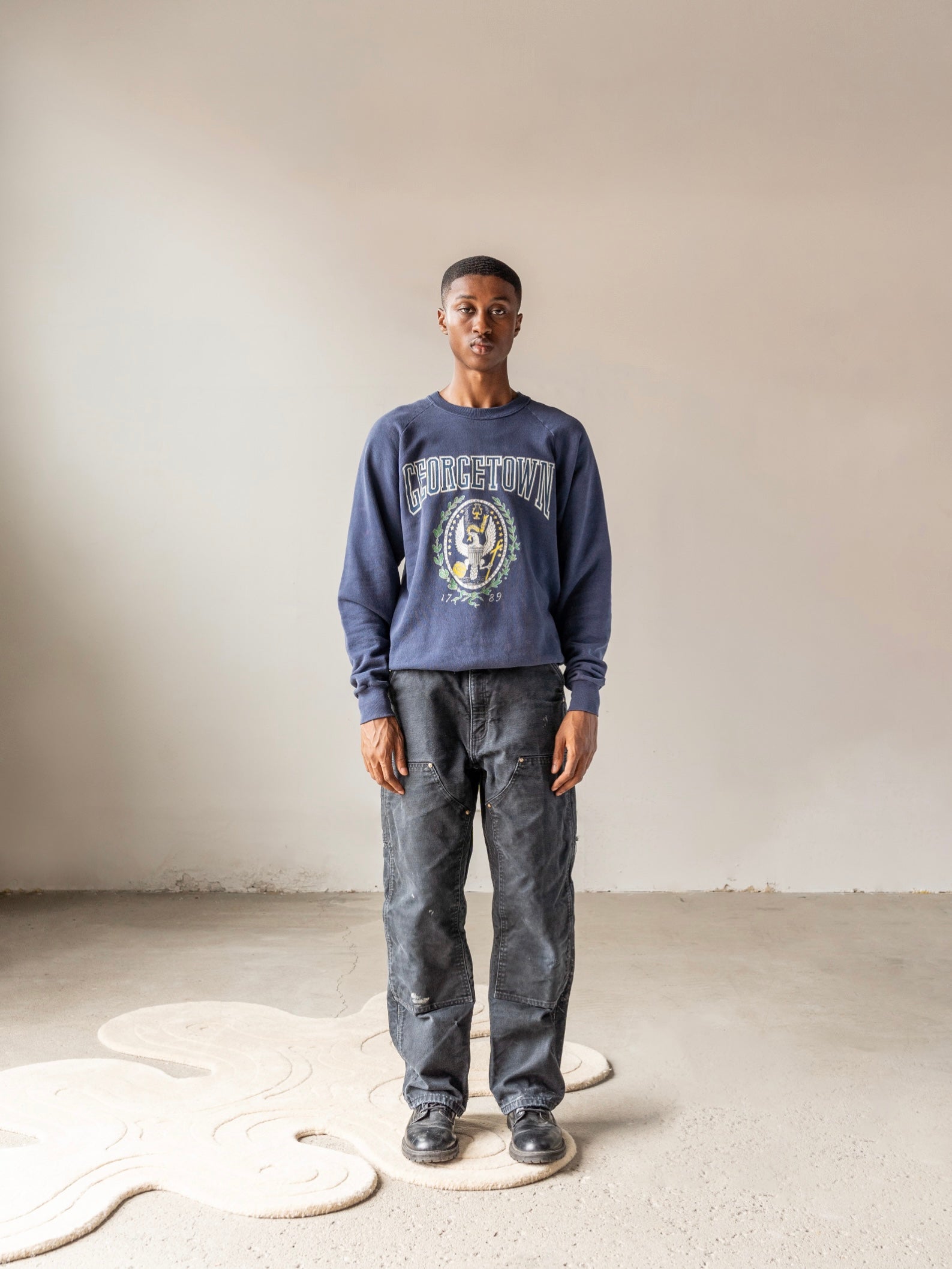 Vintage 80s Georgetown University Crewneck (M)