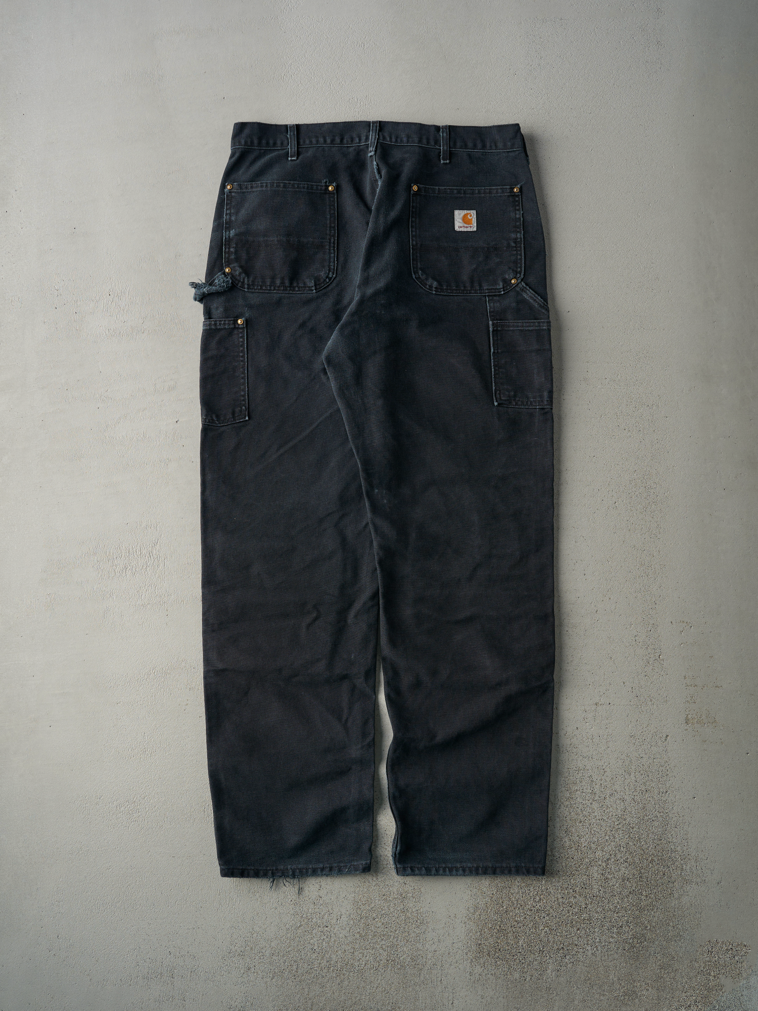 Vintage 90s Black Carhartt Double Knee Carpenter Pants (36x32.5)