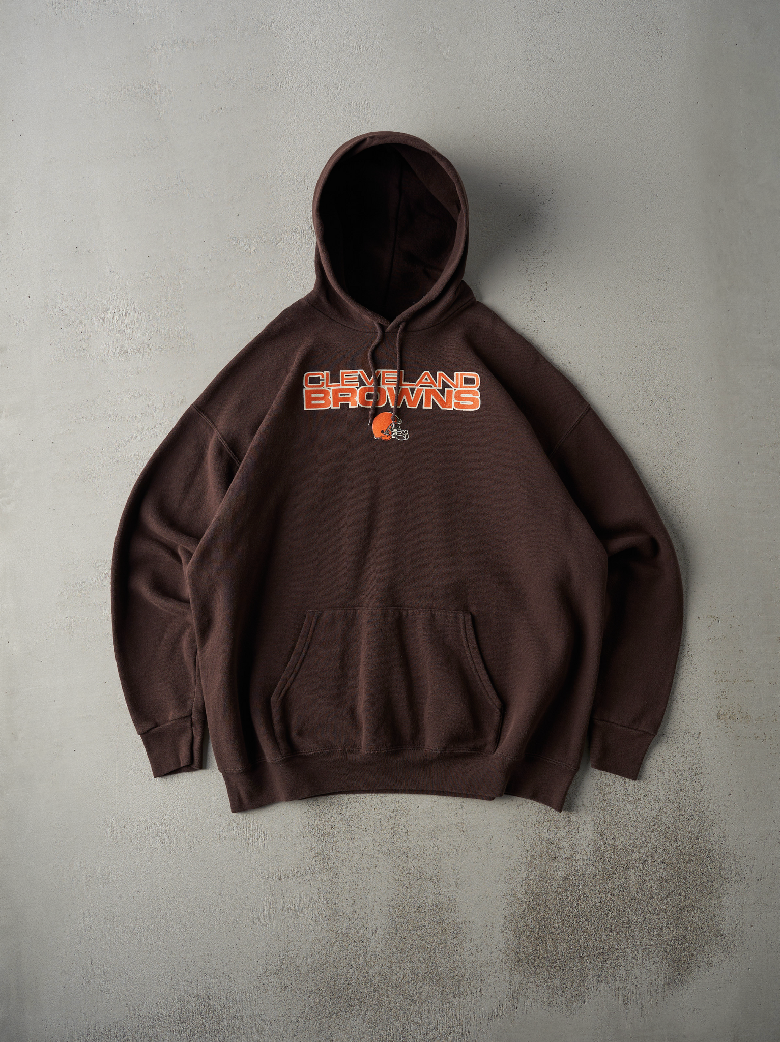 Vintage 90s Dark Brown Cleveland Browns Hoodie (L)