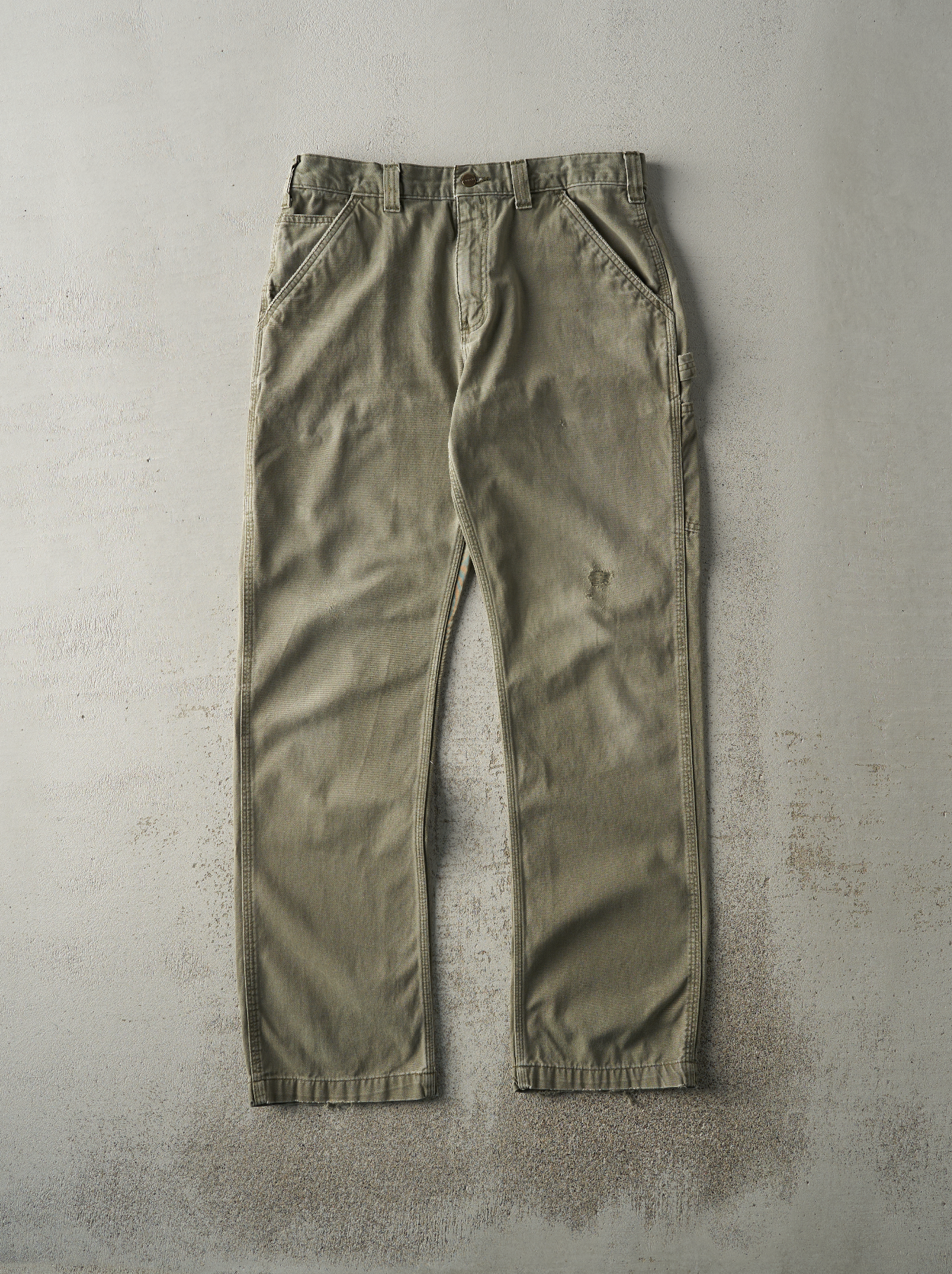 Vintage 90s Green Carhartt Relaxed Fit Carpenter Pants (33x32)