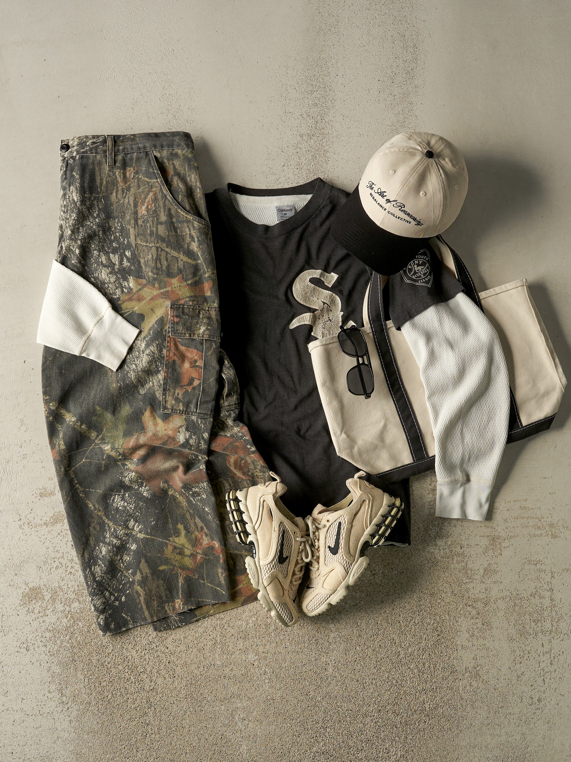 Vintage 90s Camo Mossy Oak Cargo 3/4 Pant (34x24)