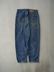 Vintage 90s Dark Wash Levi's 560 Loose Fit Jeans (33x31)