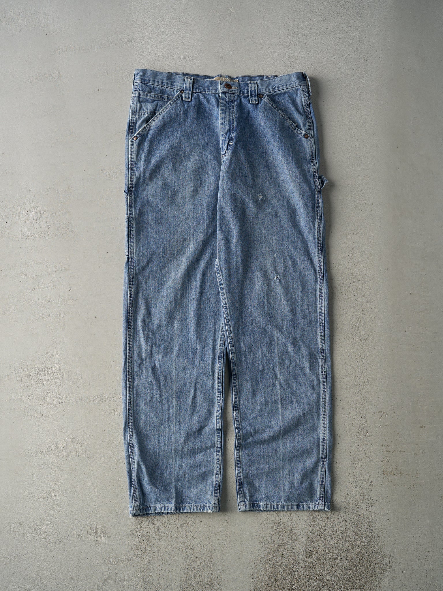 Vintage 90s Light Wash Lee Carpenter Pants (34x32)