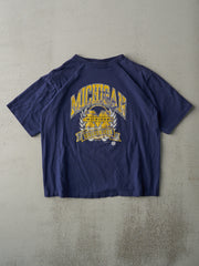 Vintage 93' Blue Michigan Wolverines Single Stitch Tee (M)