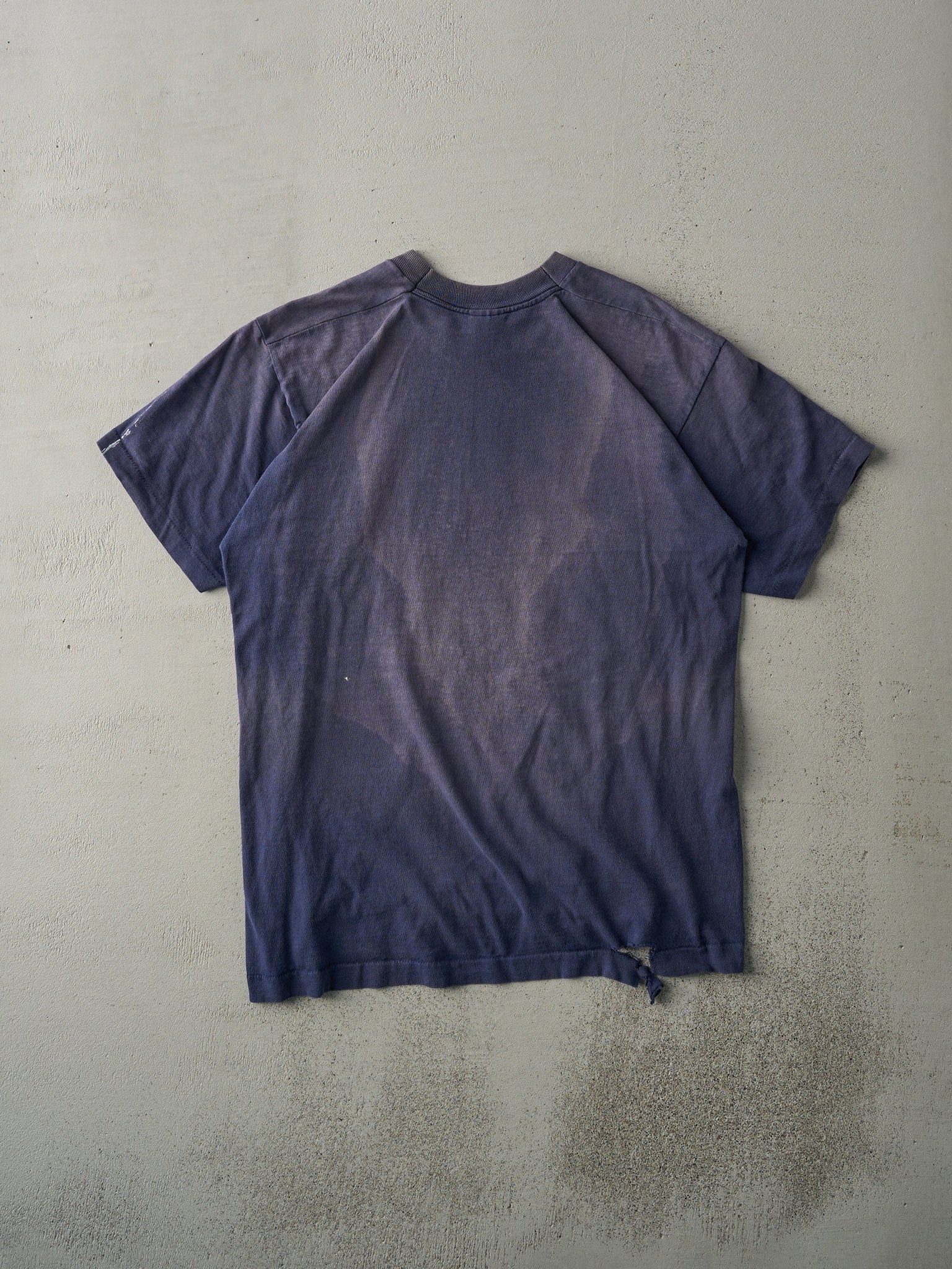 Vintage 93' Navy Sun Faded Blue Toronto Blue Jays Tee (M)
