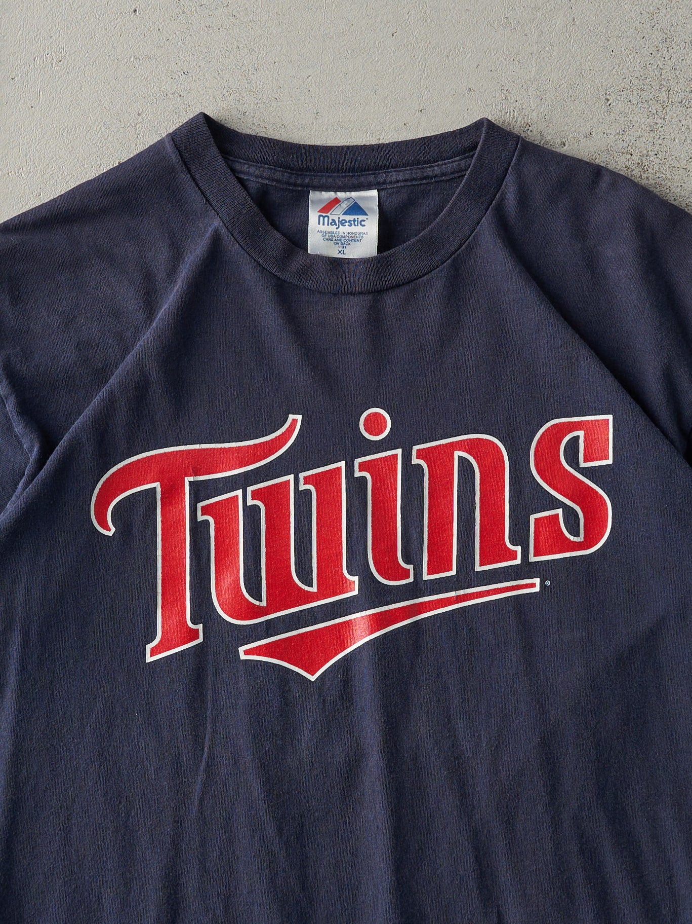 Vintage Y2K Navy Blue Minnesota Twins Joe Mauer Player Tee (S)