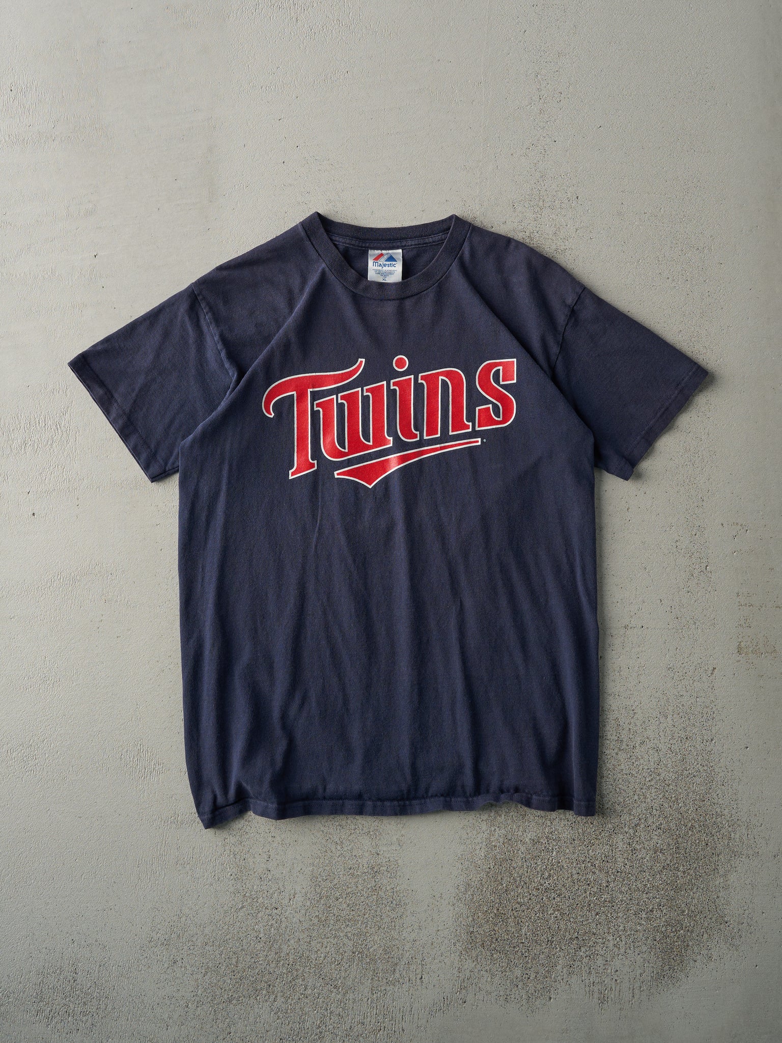 Vintage Y2K Navy Blue Minnesota Twins Joe Mauer Player Tee (S)