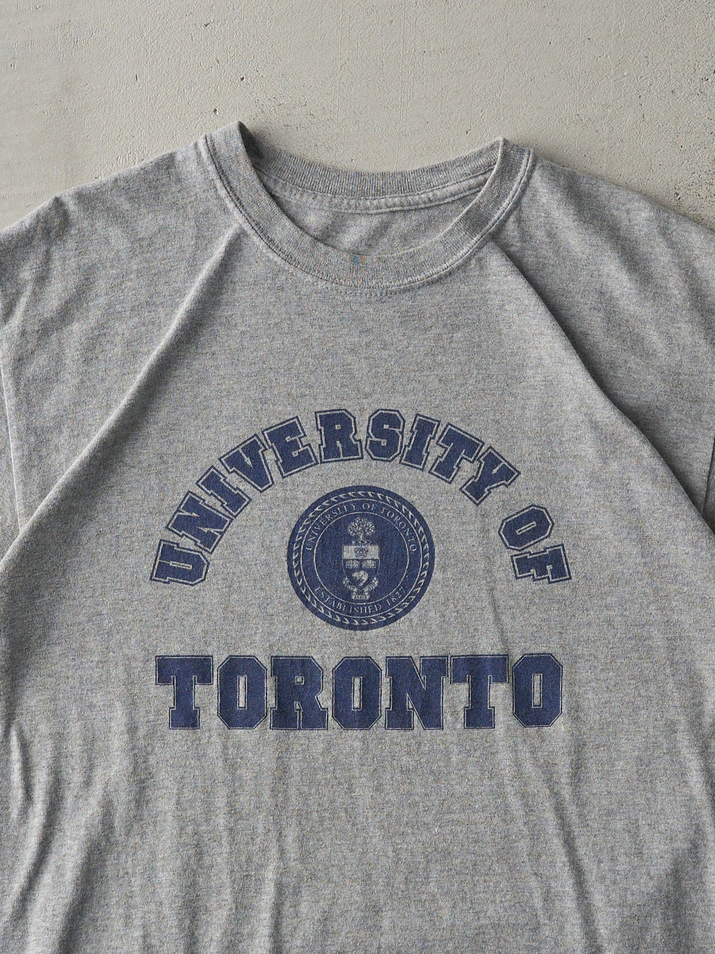 Vintage Y2K Grey University of Toronto Tee (S/M)