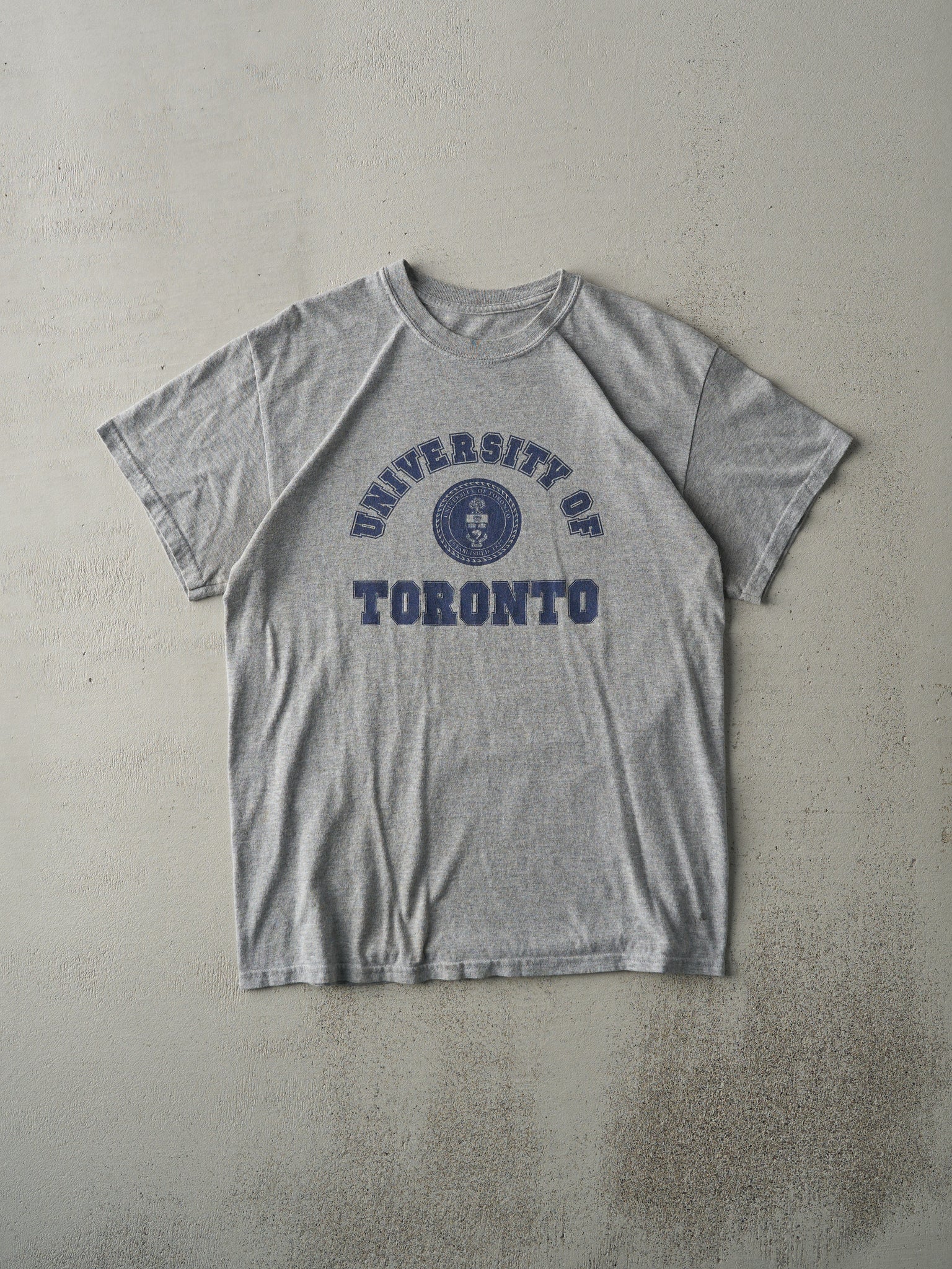 Vintage Y2K Grey University of Toronto Tee (S/M)