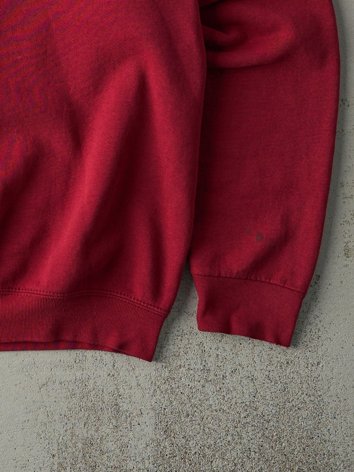 Vintage 90s Burgundy Wilson Embroidered Logo Crewneck (L)