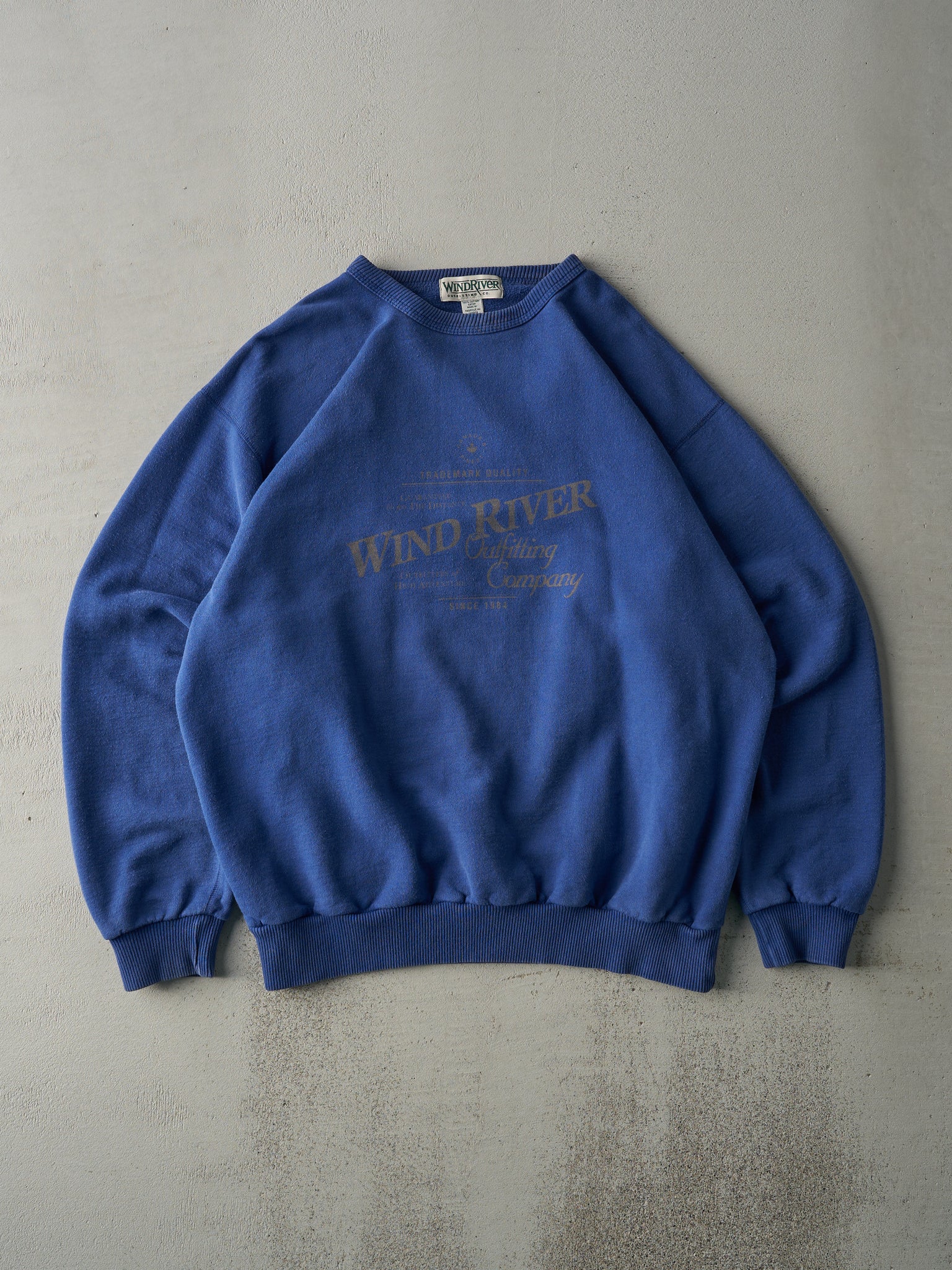 Vintage 90s Blue Wind River Crewneck (L)