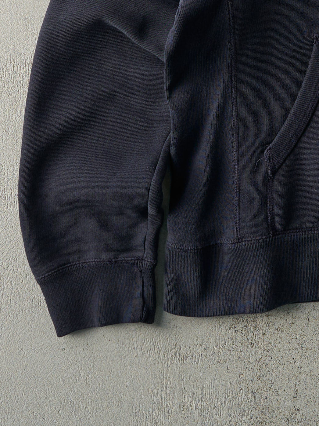 Vintage Y2K Navy Blue Roots Zip Up Boxy Hoodie (S/M)