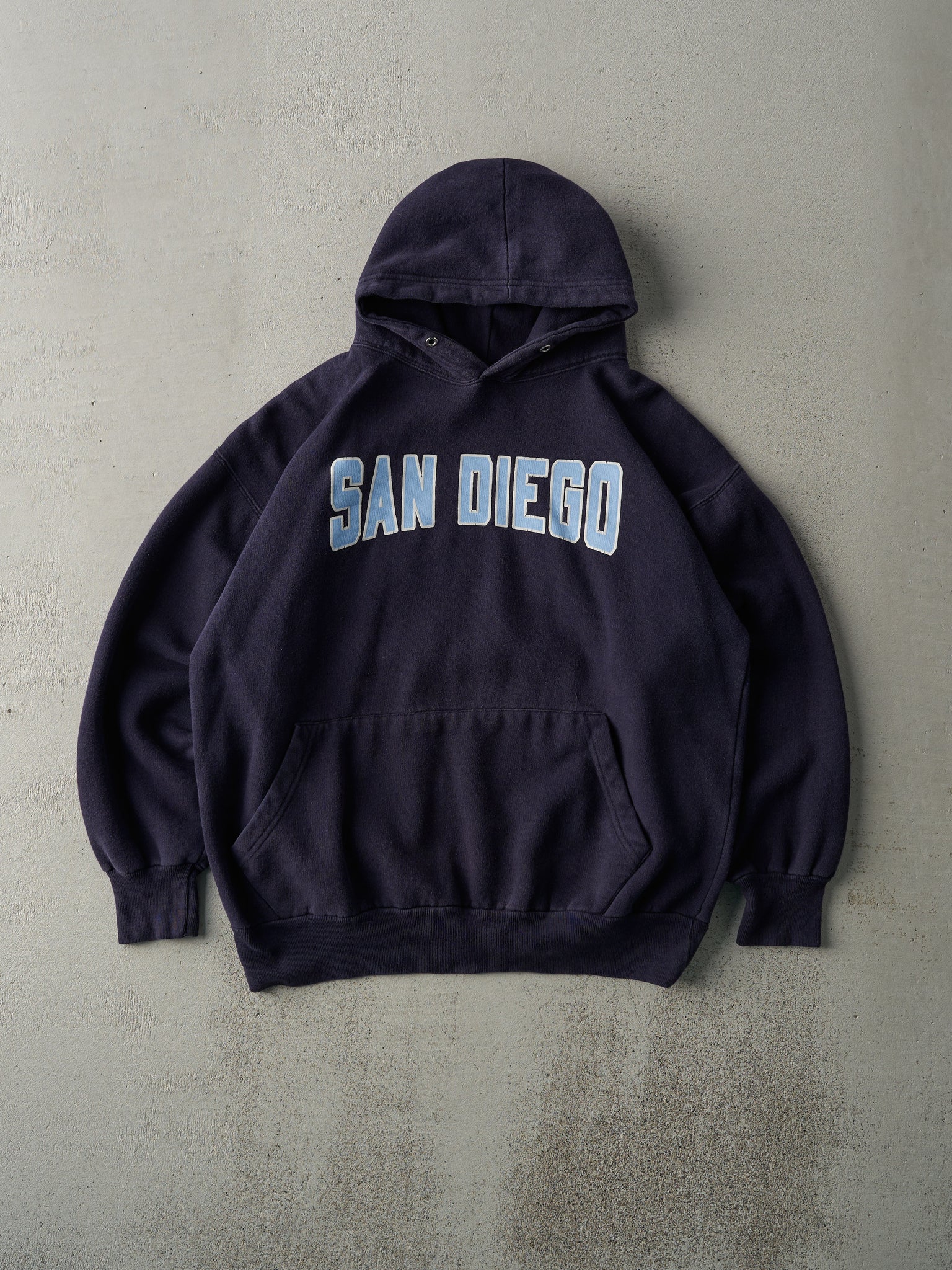 Vintage Y2K Navy Blue San Diego Hoodie (M)