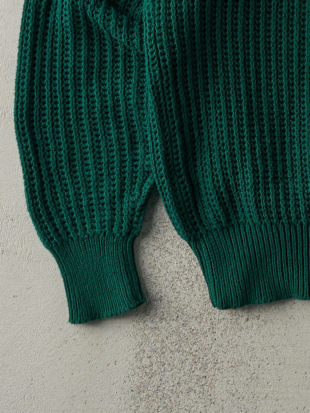 Vintage 90s Forest Green Nautica Knit Sweater (M)