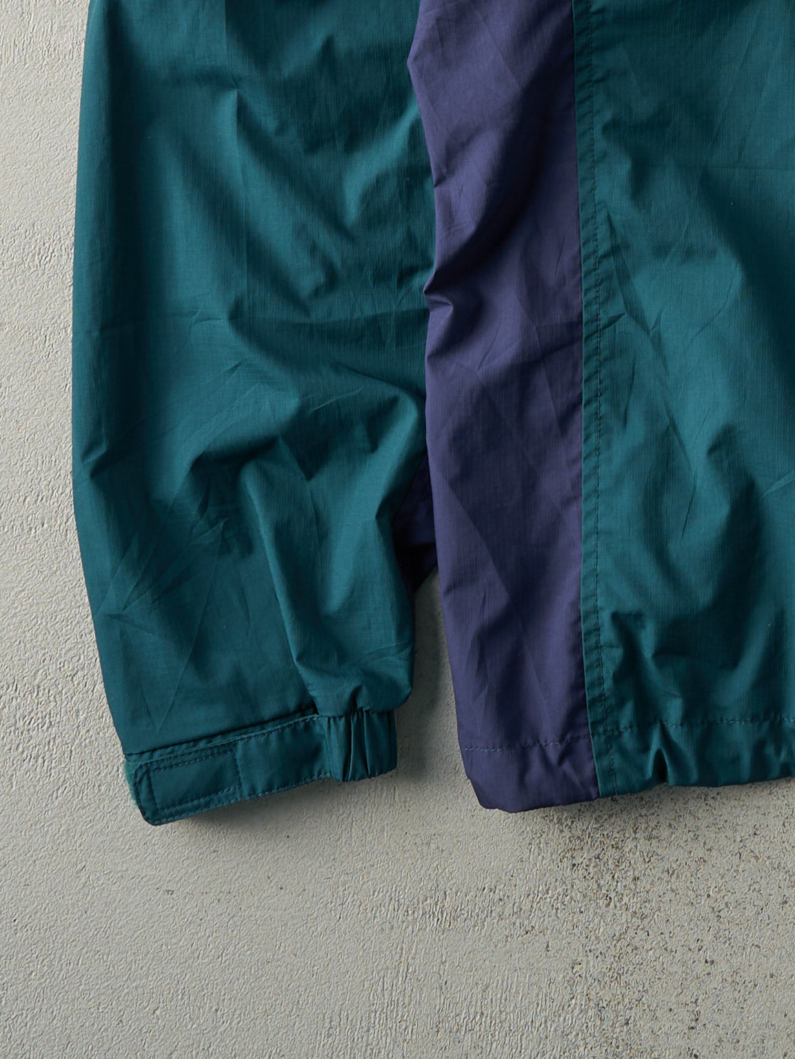 Vintage 90s Green and Navy LL Bean Windbreaker Jacket (L)