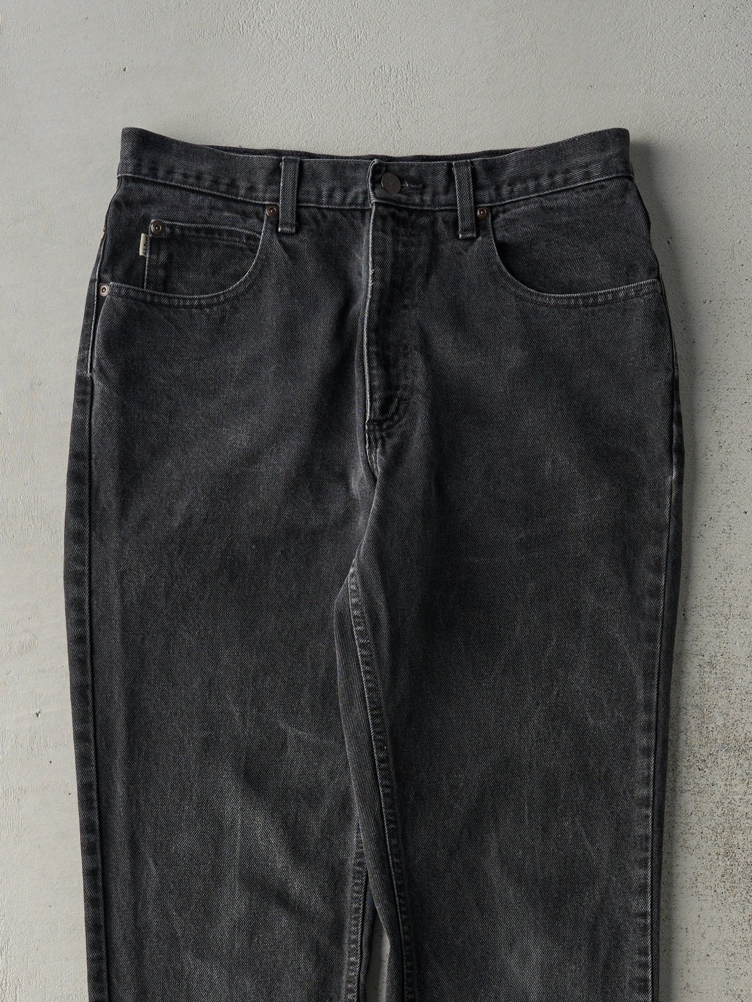 Vintage 90s Faded Black LL Bean Classic Fit Denim Pants (31x29)