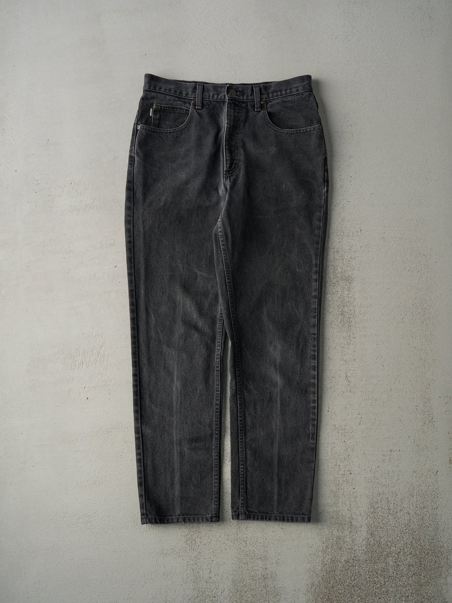 Vintage 90s Faded Black LL Bean Classic Fit Denim Pants (31x29)