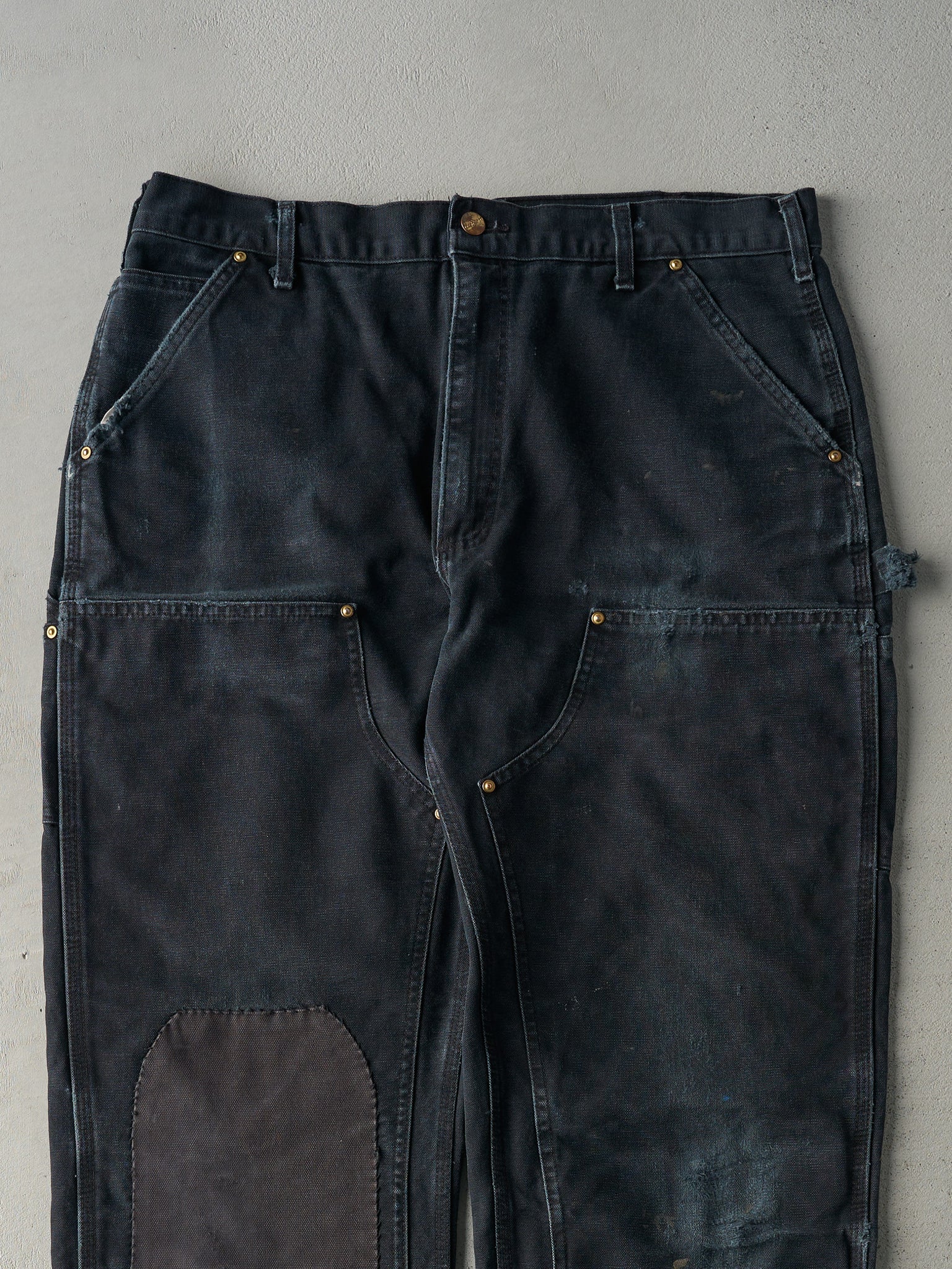 Vintage 90s Black Carhartt Double Knee Carpenter Pants (36x32.5)