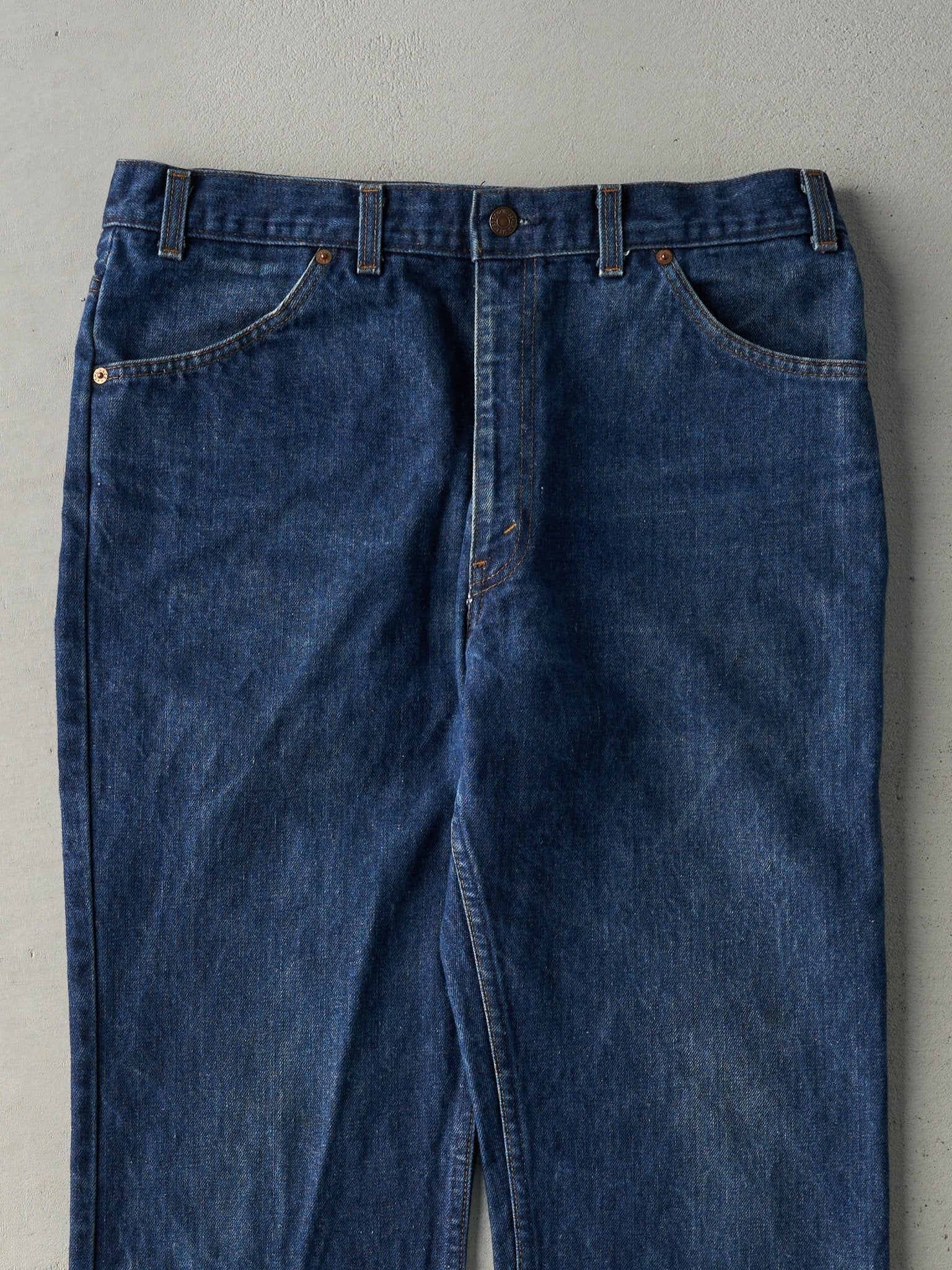 Vintage 80s Dark Wash Orange Tab Levi's Jeans (35x28.5)